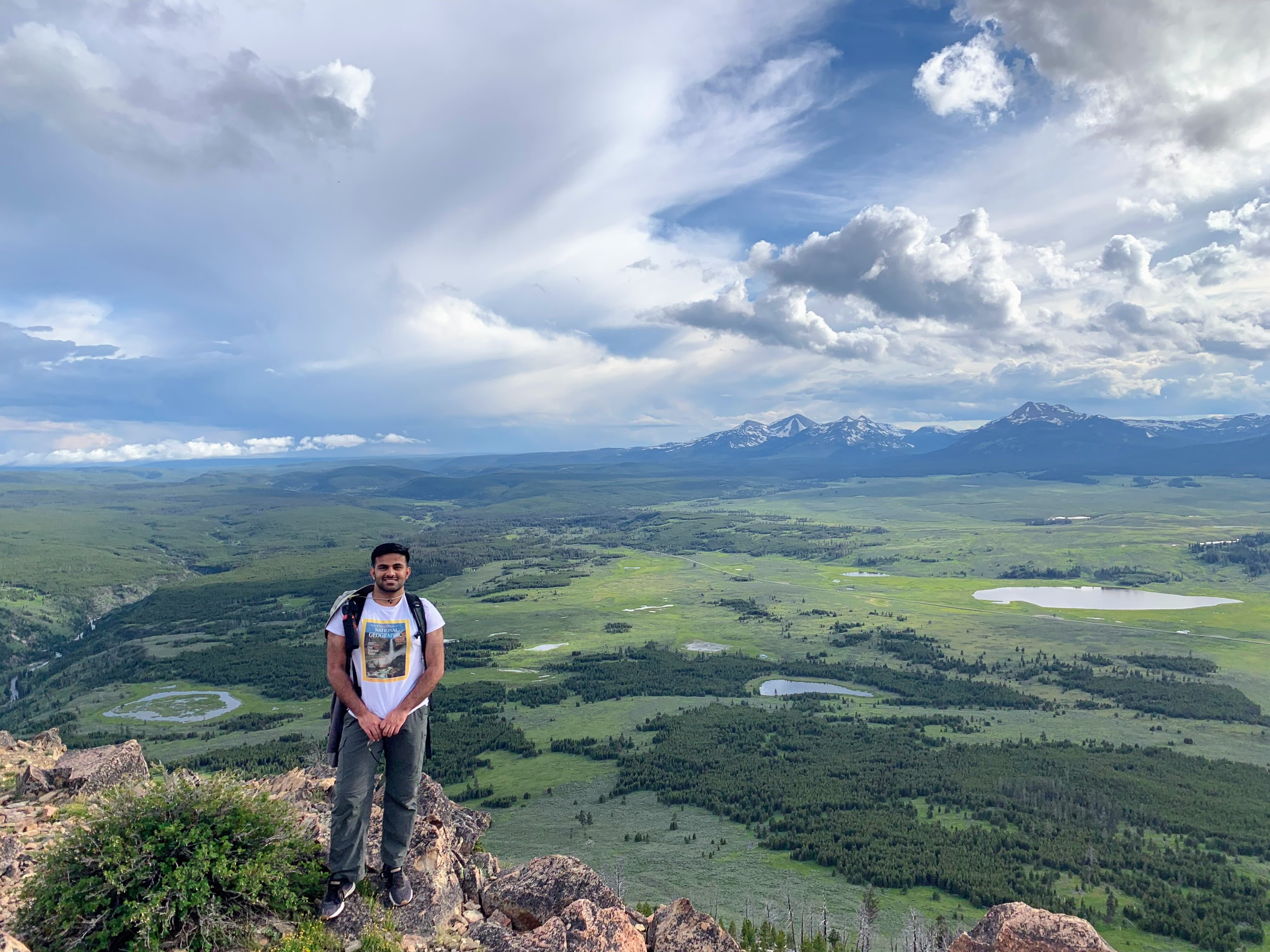 Yellowstone hilltop